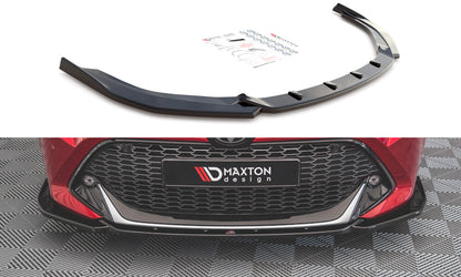 Frontlippe passend für Toyota Corolla GR Sport XII schwarz Hochglanz