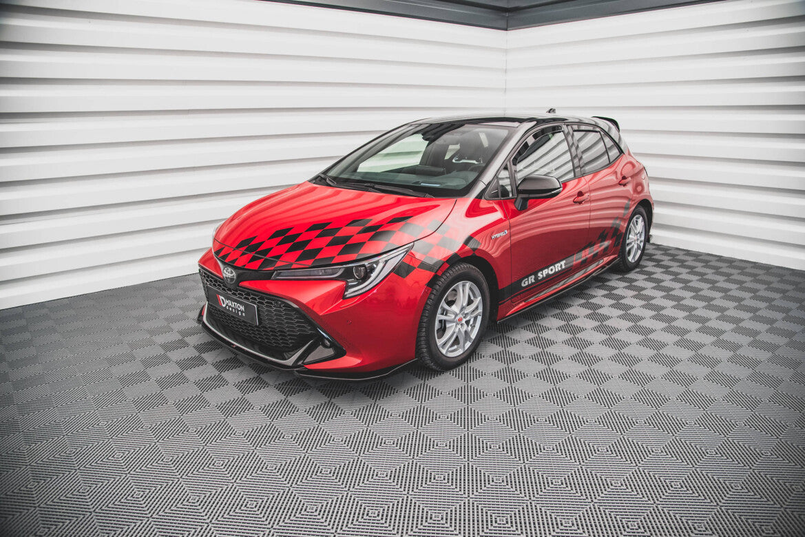 Frontlippe passend für Toyota Corolla GR Sport XII schwarz Hochglanz