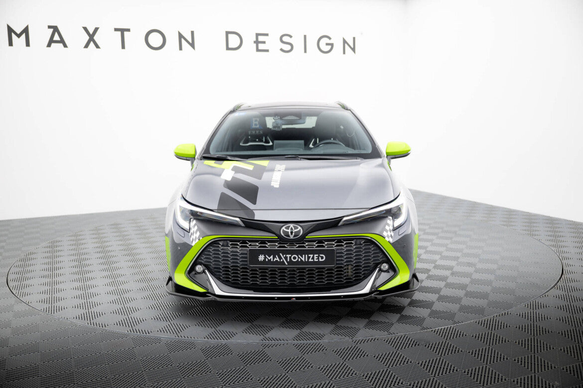 Frontlippe passend für Toyota Corolla GR Sport XII schwarz Hochglanz
