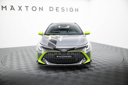 Frontlippe passend für Toyota Corolla GR Sport XII schwarz Hochglanz