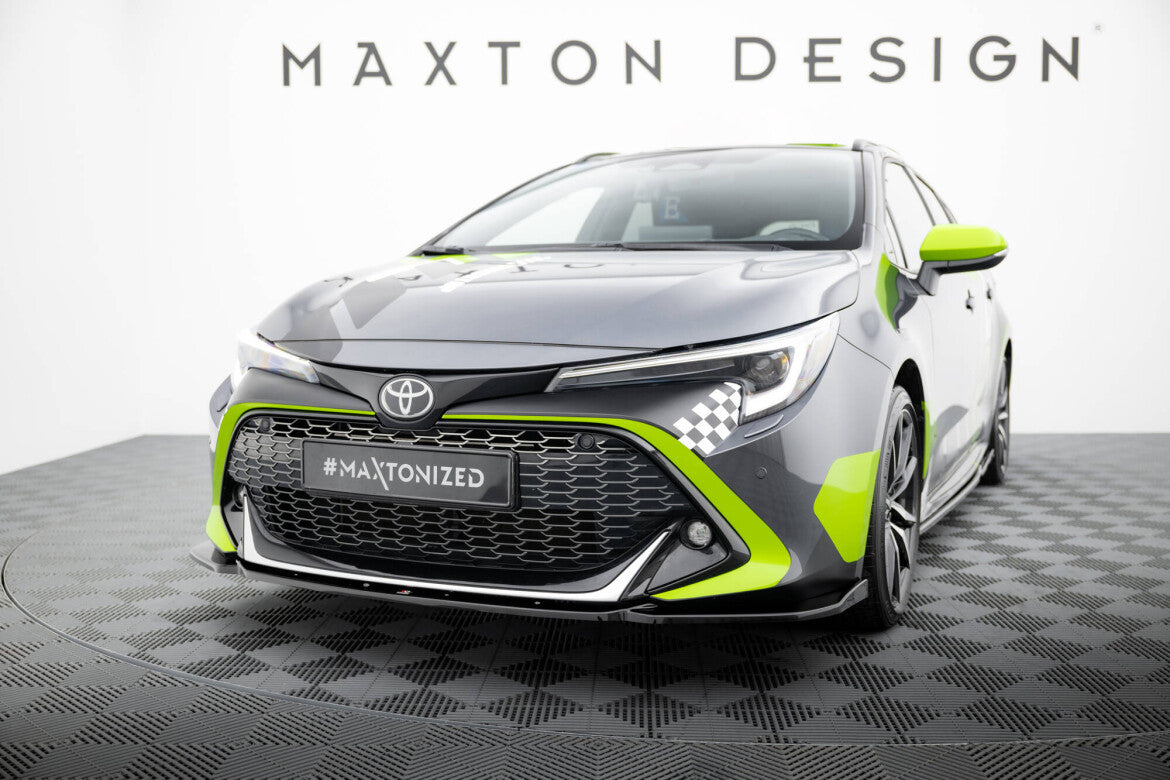 Frontlippe passend für Toyota Corolla GR Sport XII schwarz Hochglanz