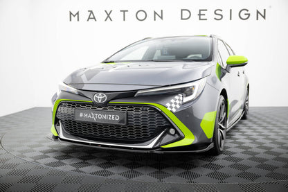 Frontlippe passend für Toyota Corolla GR Sport XII schwarz Hochglanz