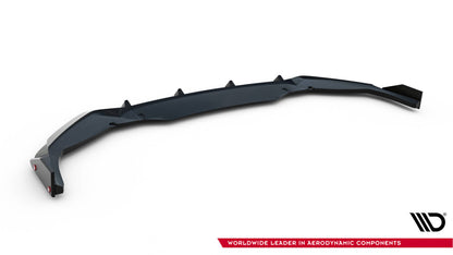 Frontlippe passend für Toyota GR Yaris Mk4 FL schwarz Hochglanz + Flaps matt