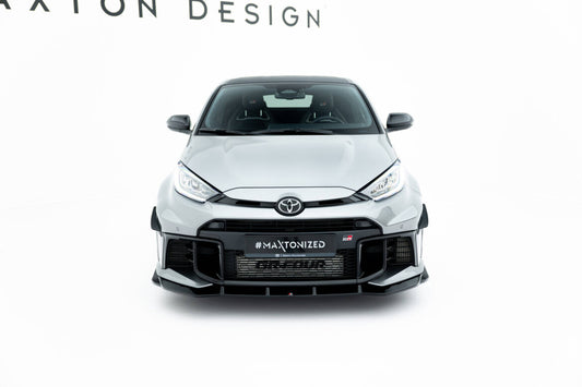 Frontlippe passend für Toyota GR Yaris Mk4 FL schwarz Hochglanz