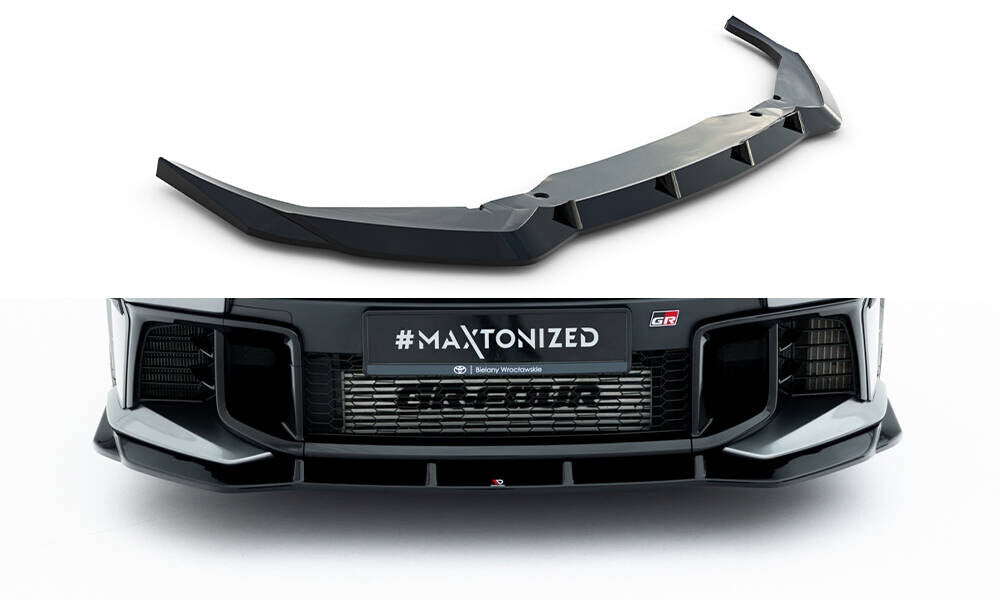 Frontlippe passend für Toyota GR Yaris Mk4 FL schwarz Hochglanz