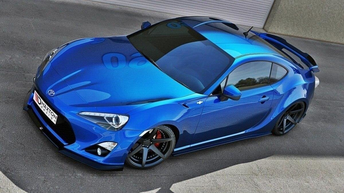 Frontlippe passend für Toyota GT86 schwarz Hochglanz
