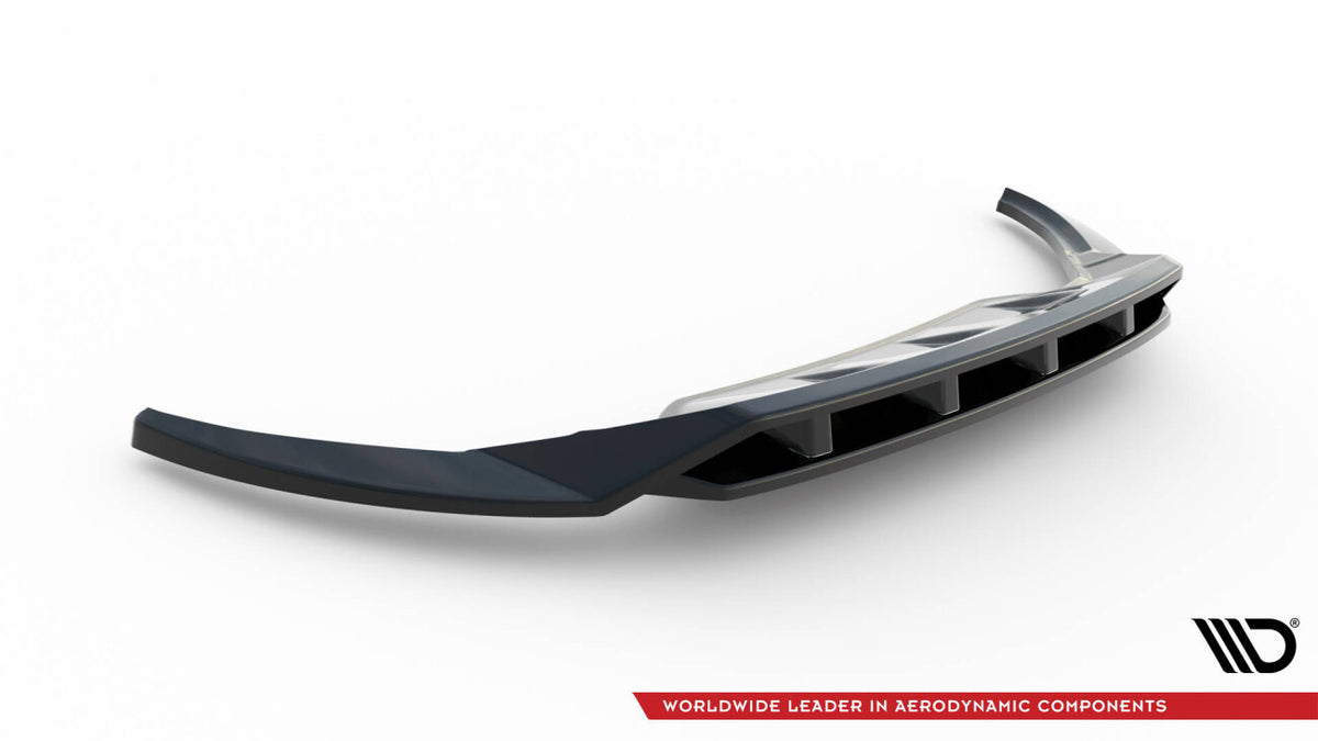 Frontlippe passend für Toyota Hilux Invincible Mk8 FL schwarz Hochglanz