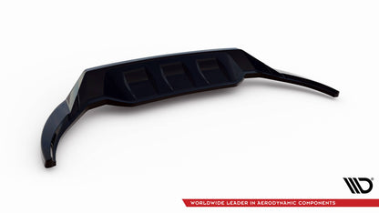 Frontlippe passend für Toyota Hilux Invincible Mk8 FL schwarz Hochglanz
