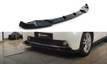 Frontlippe passend für Toyota IQ schwarz Hochglanz