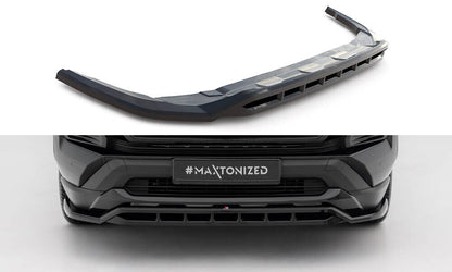 Frontlippe passend für Toyota RAV4 Adventure Mk5 schwarz Hochglanz