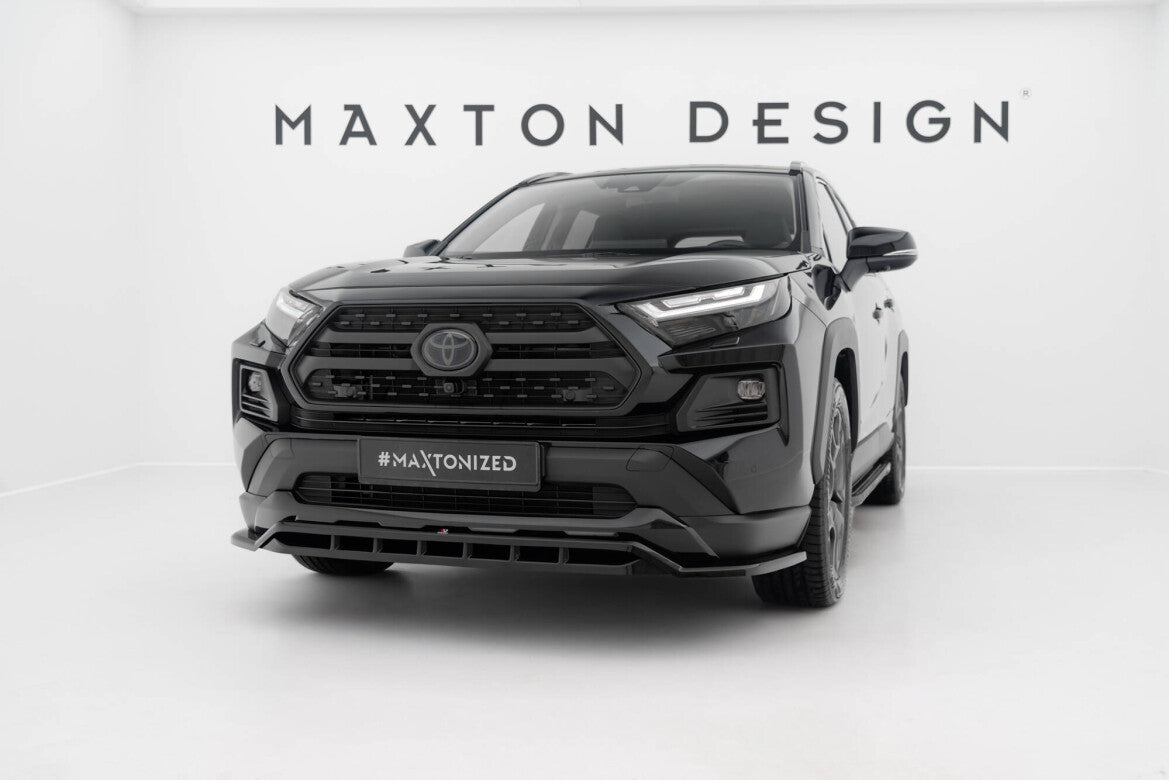 Frontlippe passend für Toyota RAV4 Adventure Mk5 schwarz Hochglanz