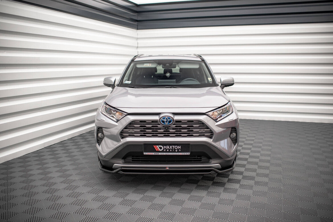 Frontlippe passend für Toyota RAV4 Mk5 schwarz Hochglanz