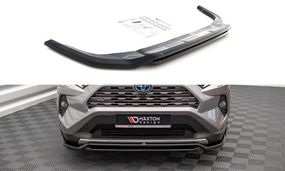 Frontlippe passend für Toyota RAV4 Mk5 schwarz Hochglanz