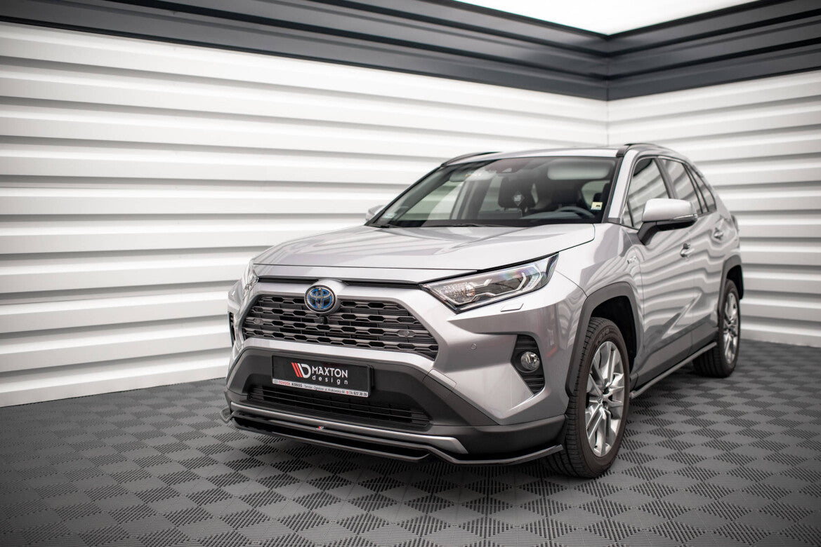 Frontlippe passend für Toyota RAV4 Mk5 schwarz Hochglanz