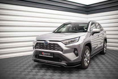 Frontlippe passend für Toyota RAV4 Mk5 schwarz Hochglanz