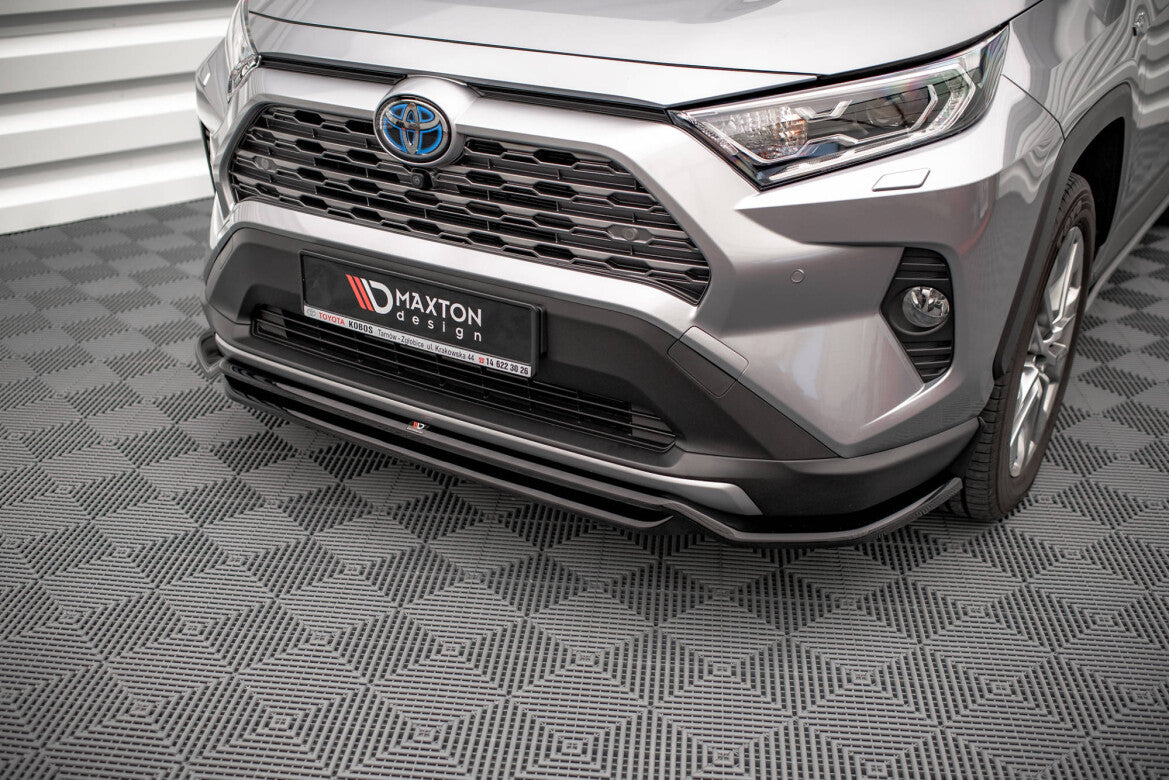 Frontlippe passend für Toyota RAV4 Mk5 schwarz Hochglanz