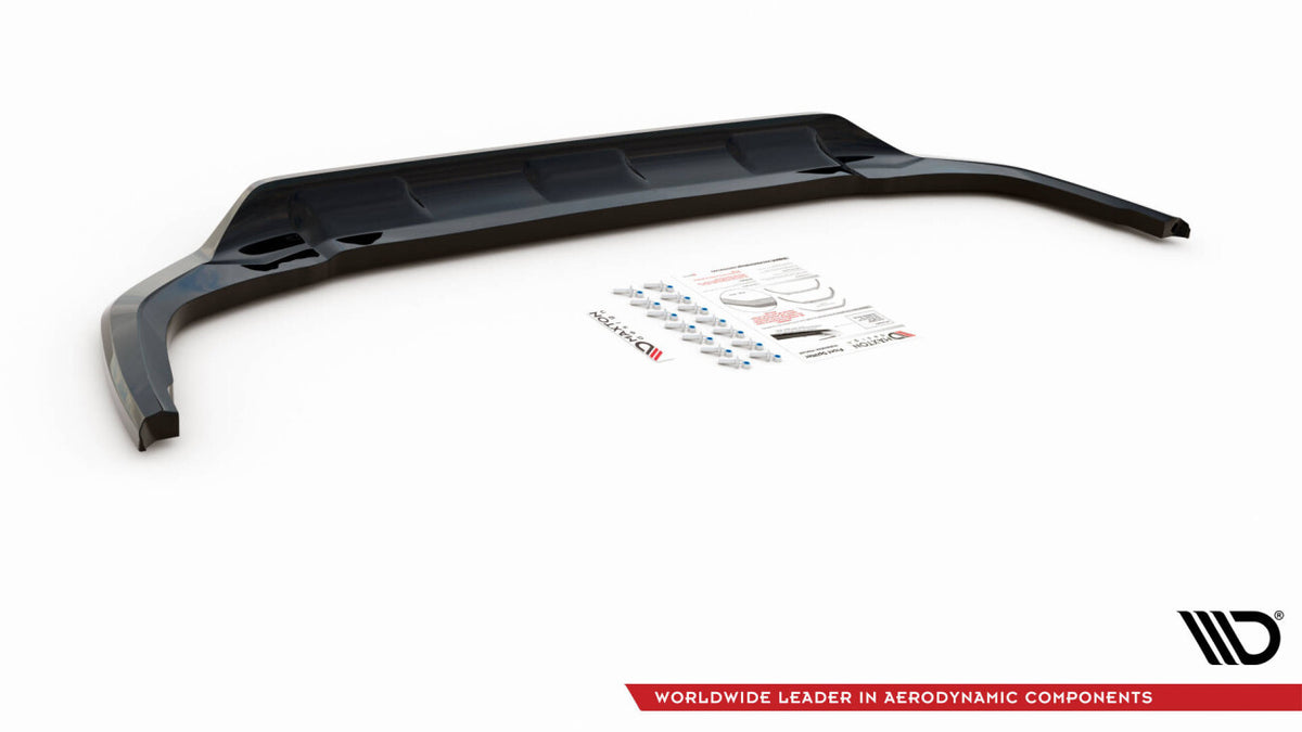 Frontlippe passend für Toyota RAV4 Mk5 schwarz Hochglanz