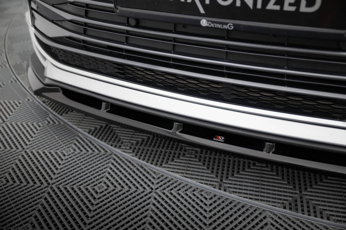 Frontlippe passend für Toyota Sienna Mk4 schwarz Hochglanz