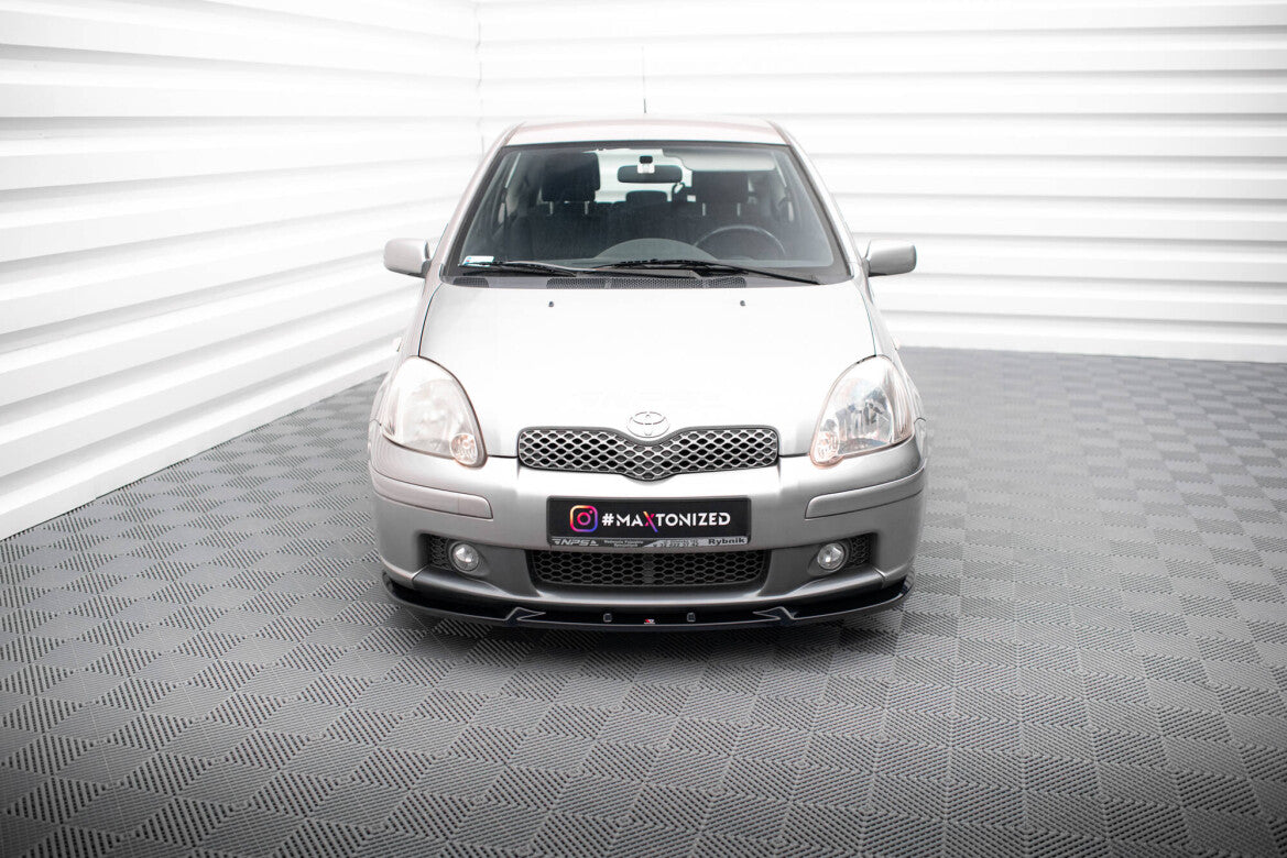 Frontlippe passend für Toyota Yaris T-Sport Mk1 FL schwarz Hochglanz