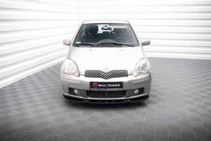 Frontlippe passend für Toyota Yaris T-Sport Mk1 FL schwarz Hochglanz