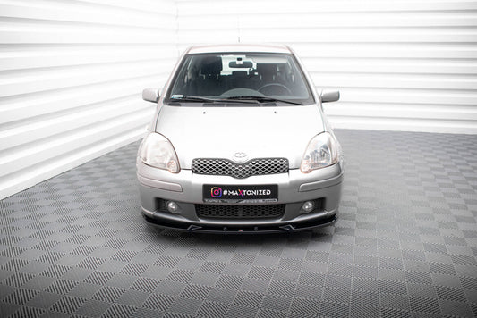 Frontlippe passend für Toyota Yaris T-Sport Mk1 FL schwarz Hochglanz