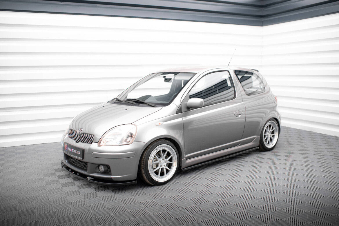 Frontlippe passend für Toyota Yaris T-Sport Mk1 FL schwarz Hochglanz