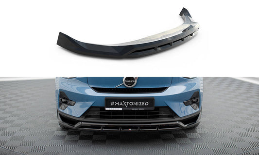 Frontlippe passend für Volvo C40 Mk1 schwarz Hochglanz