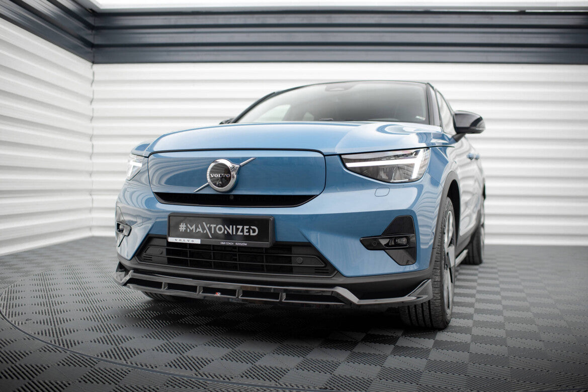 Frontlippe passend für Volvo C40 Mk1 schwarz Hochglanz