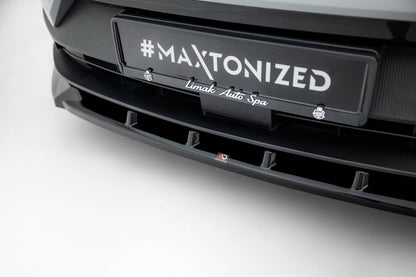 Frontlippe passend für Volvo EX30 Mk1 schwarz Hochglanz