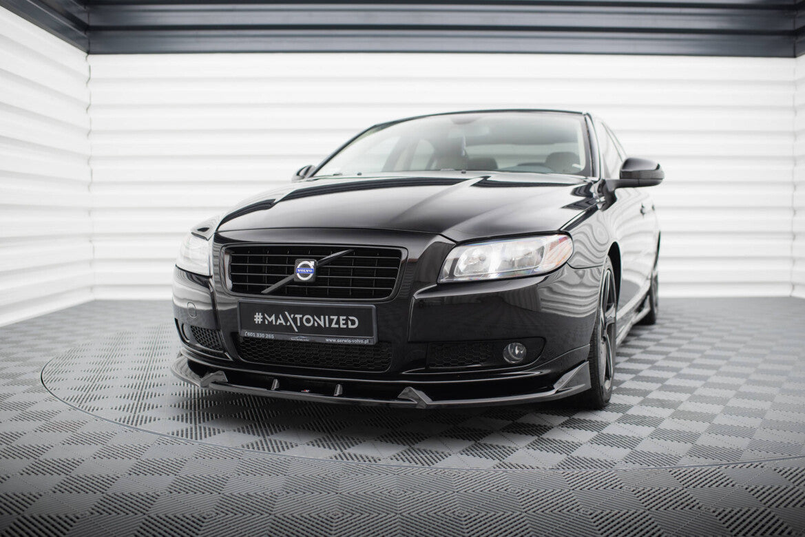 Frontlippe passend für Volvo S80 Mk2 schwarz Hochglanz