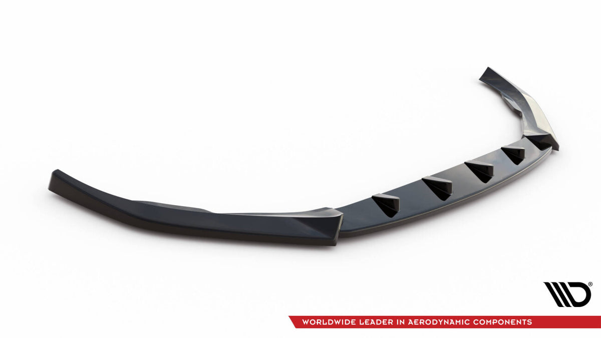 Frontlippe passend für Volvo V90 / S90 R-Design Mk2 schwarz Hochglanz