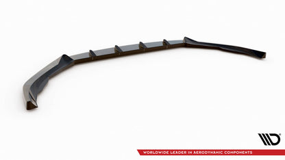 Frontlippe passend für Volvo V90 / S90 R-Design Mk2 schwarz Hochglanz