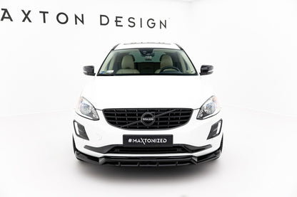 Frontlippe passend für Volvo XC60 Mk1 FL schwarz Hochglanz