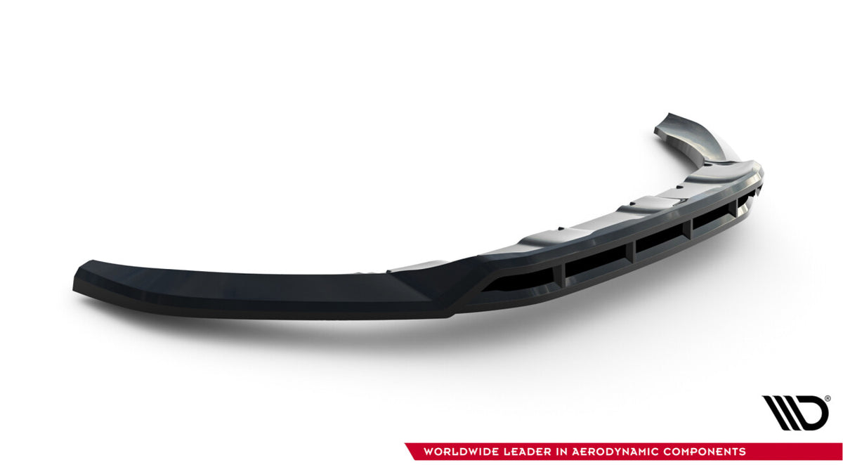 Frontlippe passend für Volvo XC60 Mk1 FL schwarz Hochglanz