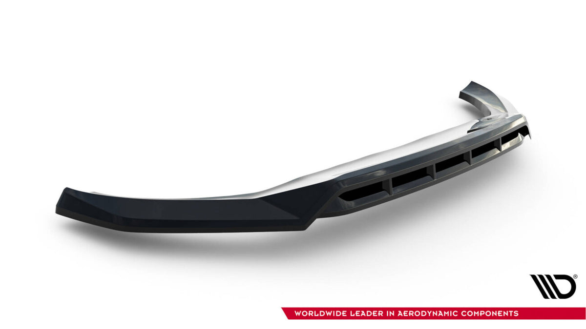 Frontlippe passend für Volvo XC60 Mk2 schwarz Hochglanz