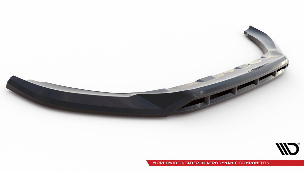 Frontlippe passend für Volvo XC60 R-Design Mk1 FL schwarz Hochglanz