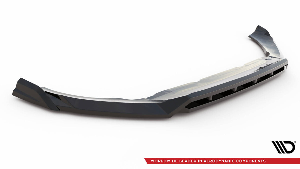 Frontlippe passend für Volvo XC60 R-Design Mk2 FL schwarz Hochglanz