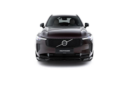 Frontlippe passend für Volvo XC90 Mk2 Facelift 2 schwarz Hochglanz