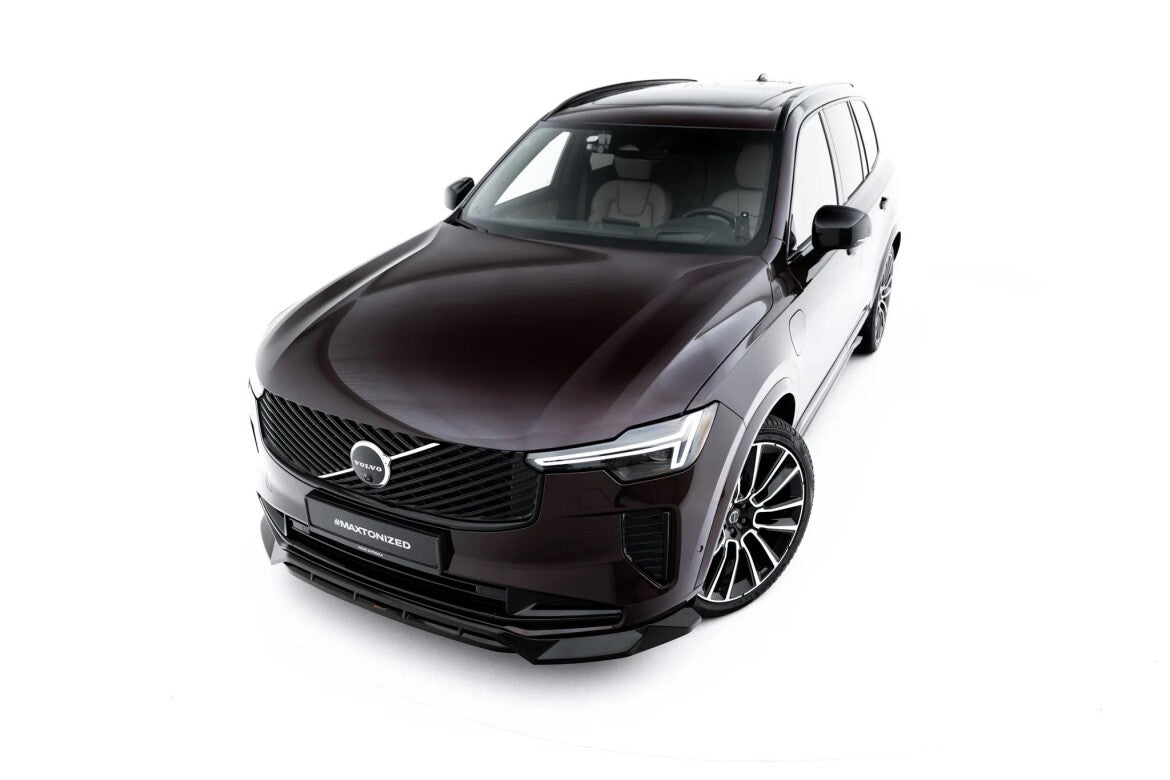 Frontlippe passend für Volvo XC90 Mk2 Facelift 2 schwarz Hochglanz