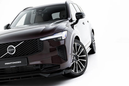 Frontlippe passend für Volvo XC90 Mk2 Facelift 2 schwarz Hochglanz