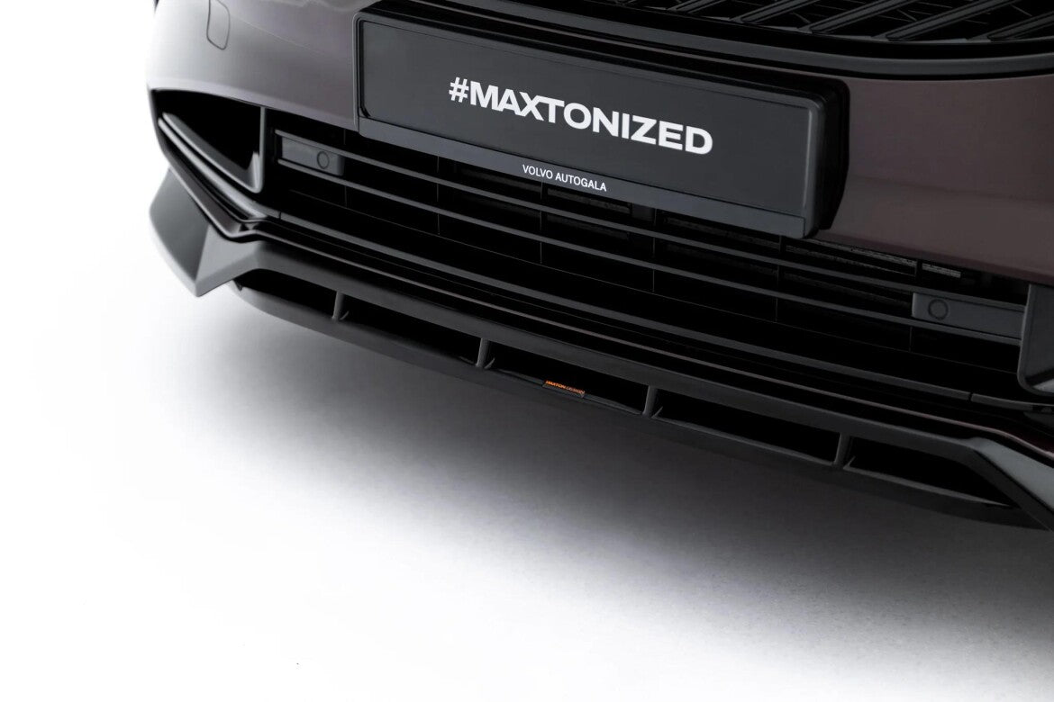 Frontlippe passend für Volvo XC90 Mk2 Facelift 2 schwarz Hochglanz