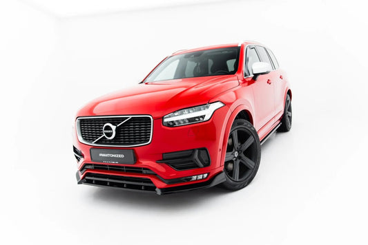 Frontlippe passend für Volvo XC90 R-Design Mk2 schwarz Hochglanz