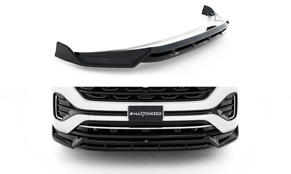 Frontlippe passend für VW Atlas R-Line Mk1 FL 2 schwarz Hochglanz