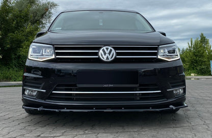 Frontlippe passend für VW Caddy Mk. 4 schwarz Hochglanz