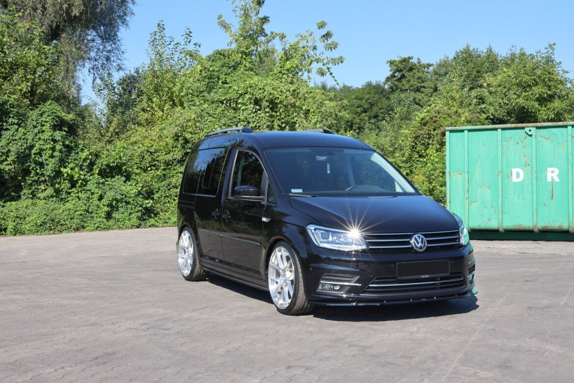 Frontlippe passend für VW Caddy Mk. 4 schwarz Hochglanz