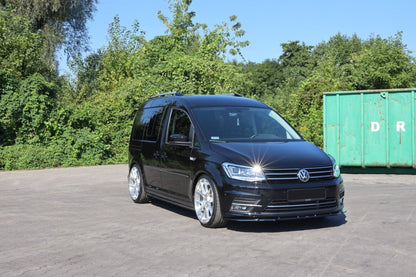 Frontlippe passend für VW Caddy Mk. 4 schwarz Hochglanz