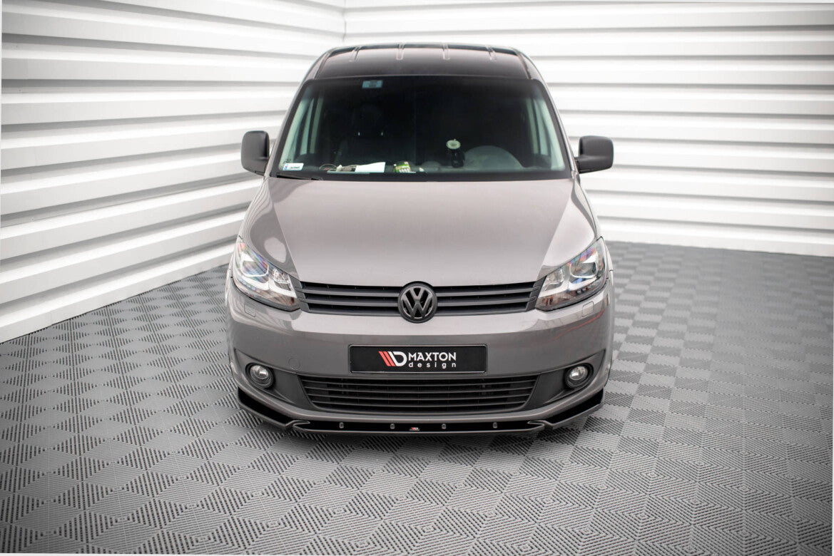 Frontlippe passend für VW Caddy Mk3 FL schwarz Hochglanz