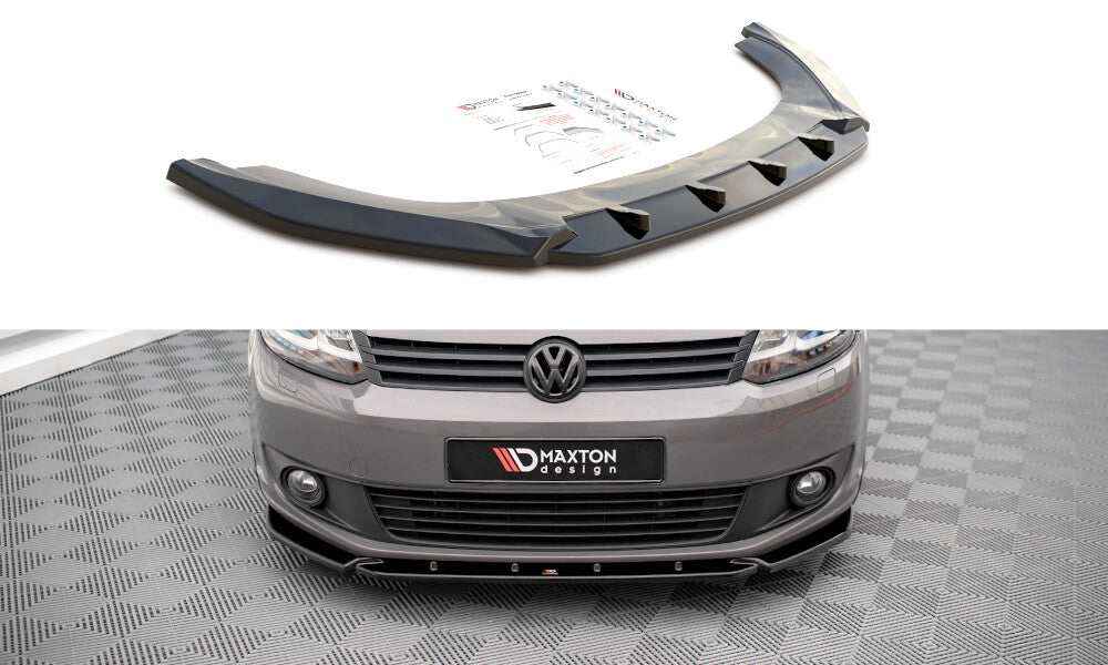 Frontlippe passend für VW Caddy Mk3 FL schwarz Hochglanz