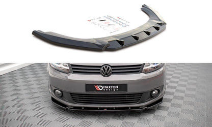 Frontlippe passend für VW Caddy Mk3 FL schwarz Hochglanz
