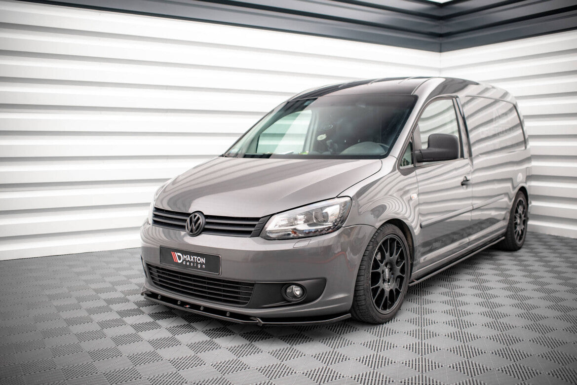 Frontlippe passend für VW Caddy Mk3 FL schwarz Hochglanz